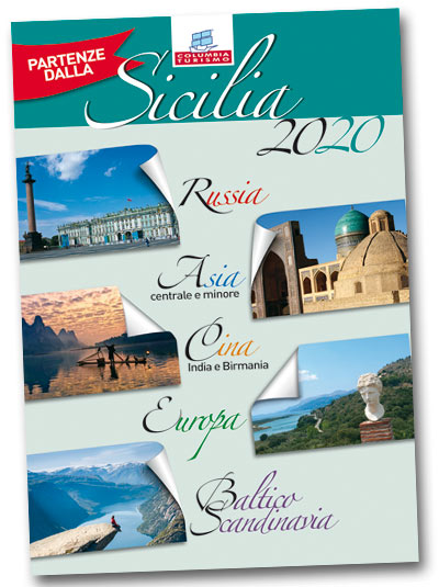 Copertina catalogo Partenze dalla Sicilia 2020